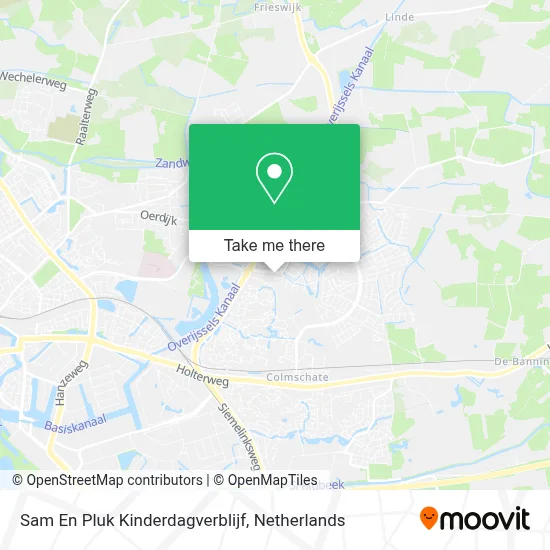 Sam En Pluk Kinderdagverblijf map