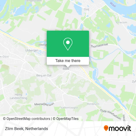 Zlim Beek map