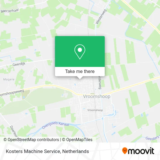 Kosters Machine Service map