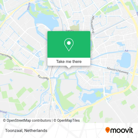 Toonzaal map