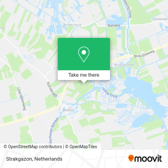 Strakgazon map