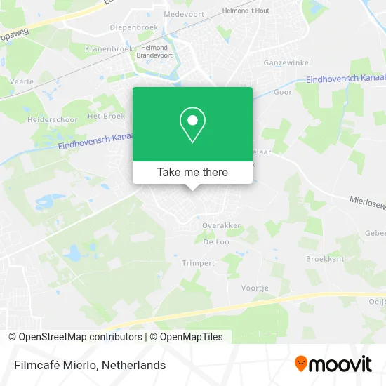 Filmcafé Mierlo map