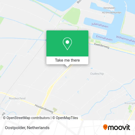 Oostpolder map