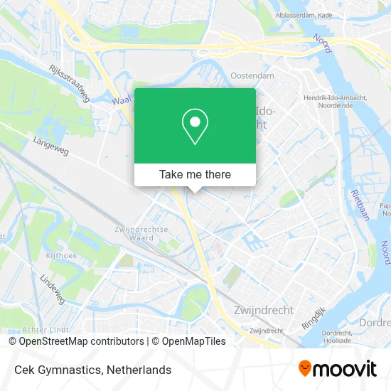 Cek Gymnastics map