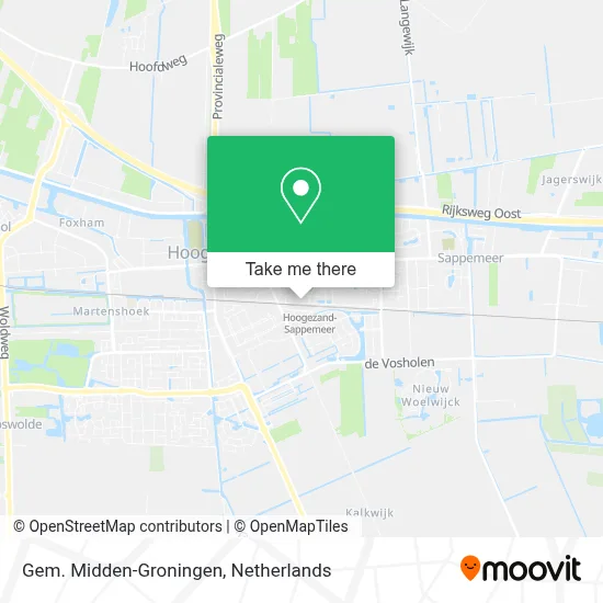 Gem. Midden-Groningen map