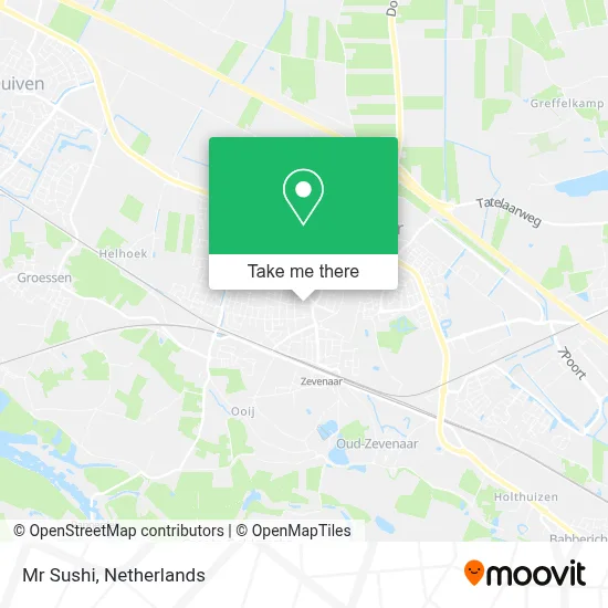Mr Sushi map
