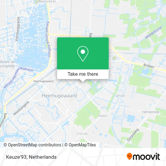 Keuze'93 map