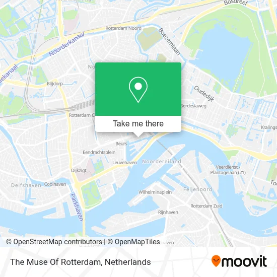 The Muse Of Rotterdam map