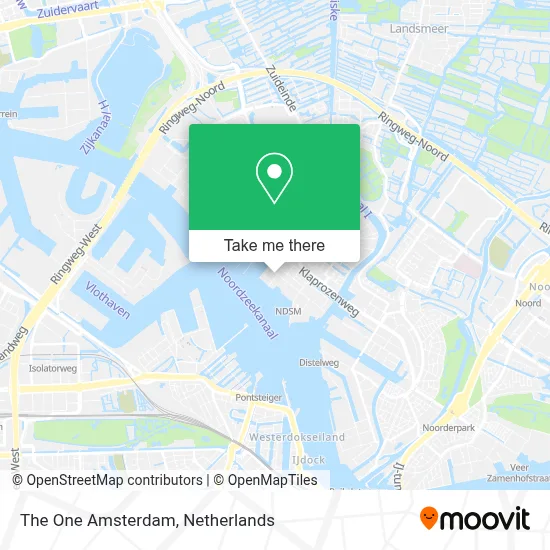 The One Amsterdam map