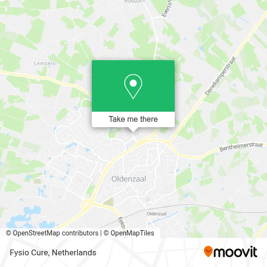 Fysio Cure map