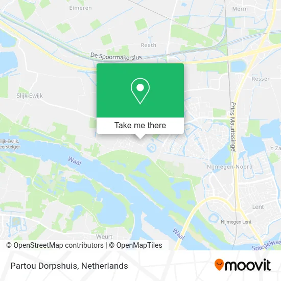 Partou Dorpshuis map