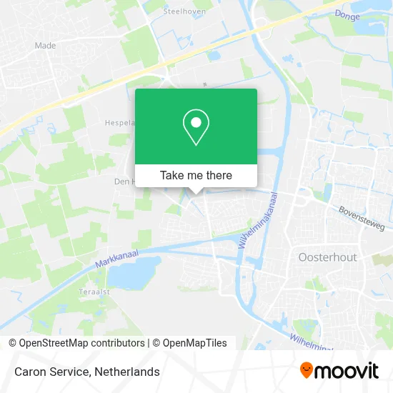 Caron Service map