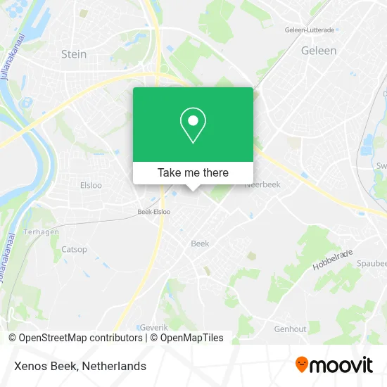 Xenos Beek map