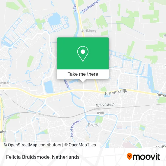 Felicia Bruidsmode map