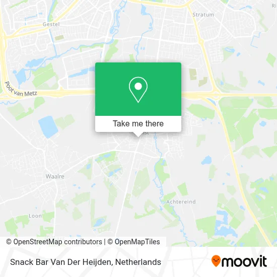 Snack Bar Van Der Heijden map