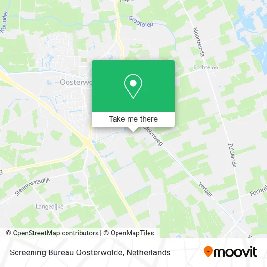 Screening Bureau Oosterwolde map