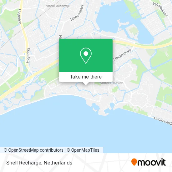 Shell Recharge map