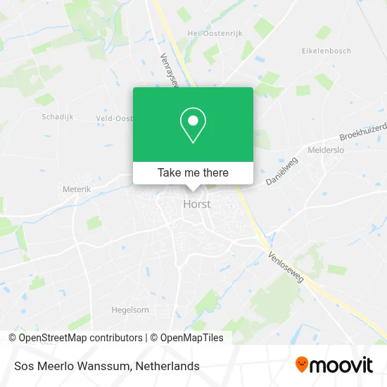 Sos Meerlo Wanssum map