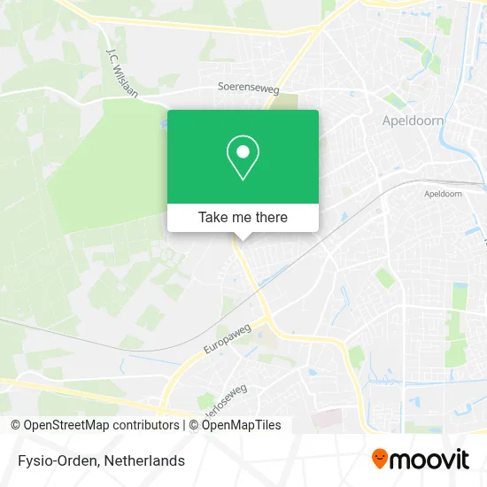Fysio-Orden map