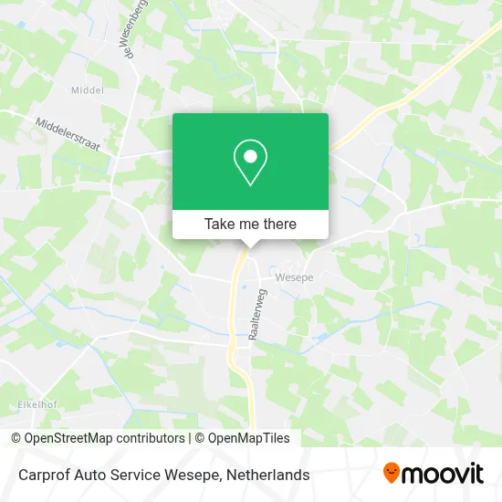 Carprof Auto Service Wesepe map