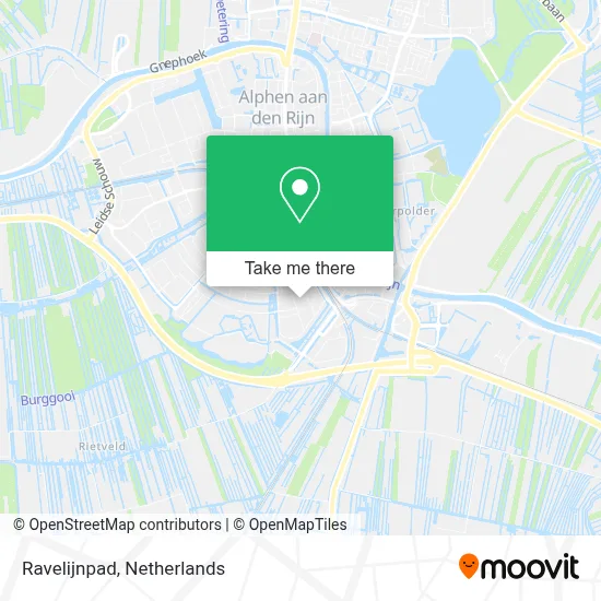 Ravelijnpad map