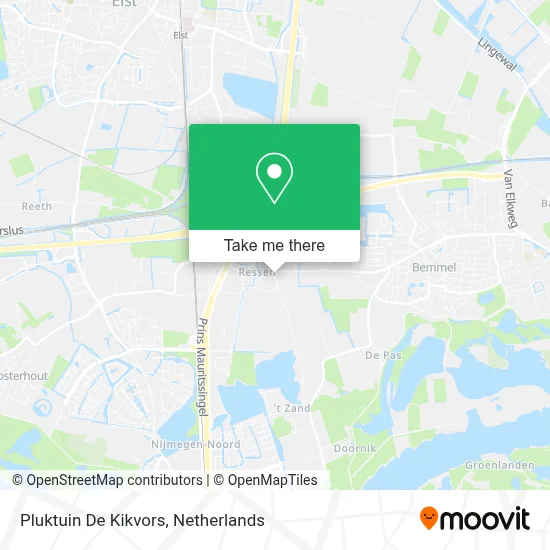 Pluktuin De Kikvors map