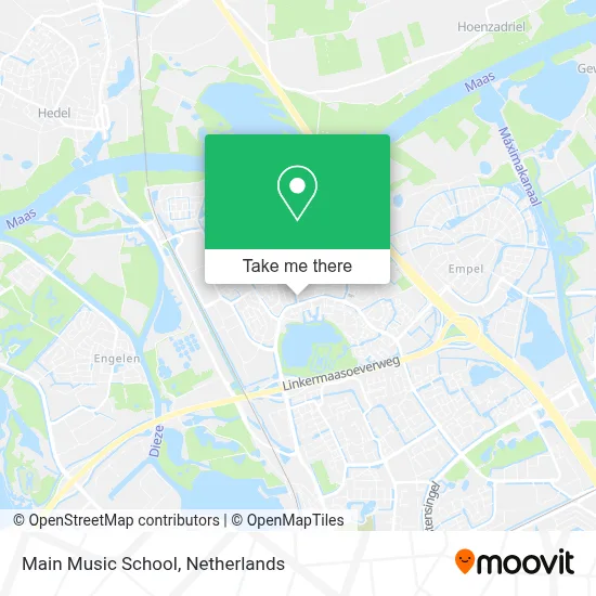 Main Music School map