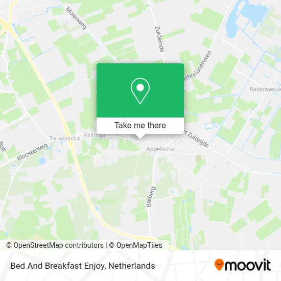 Bed And Breakfast Enjoy map