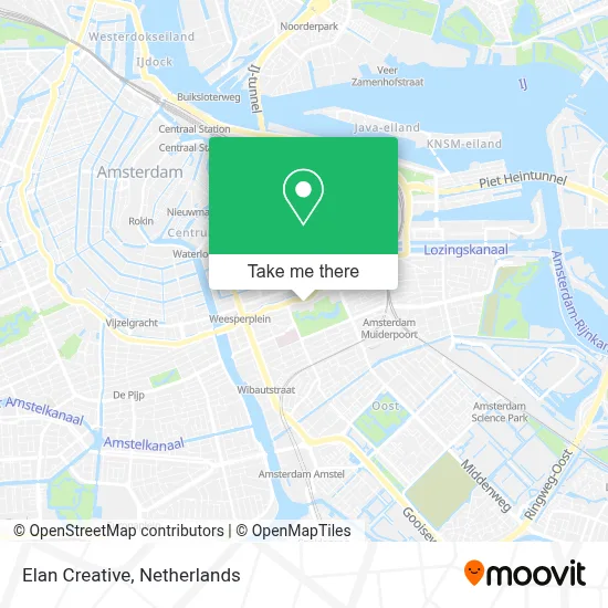 Elan Creative map