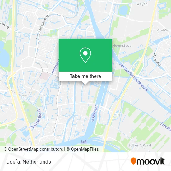 Ugefa map
