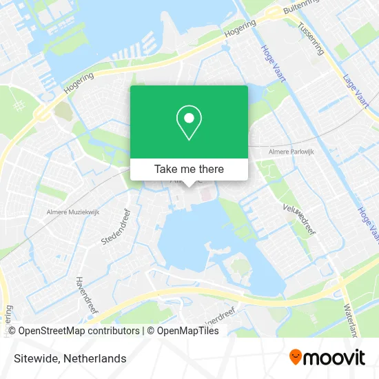 Sitewide map