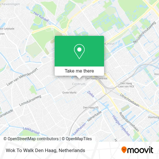 Wok To Walk Den Haag map