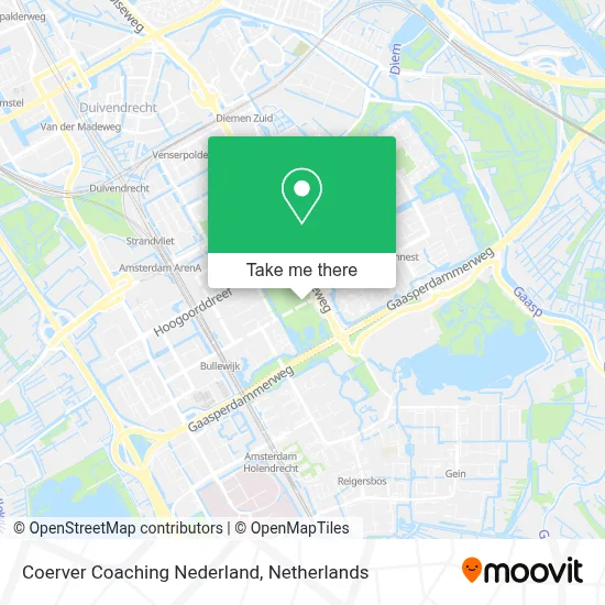 Coerver Coaching Nederland map