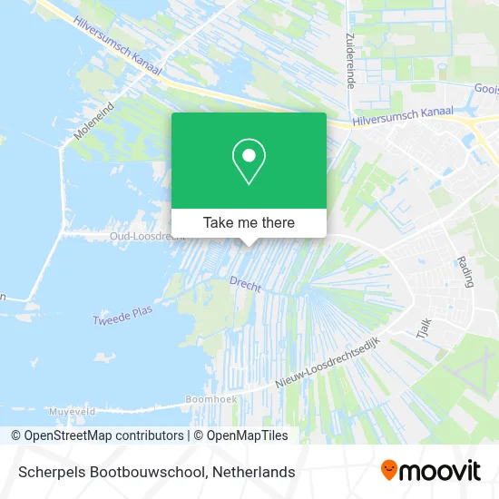 Scherpels Bootbouwschool map