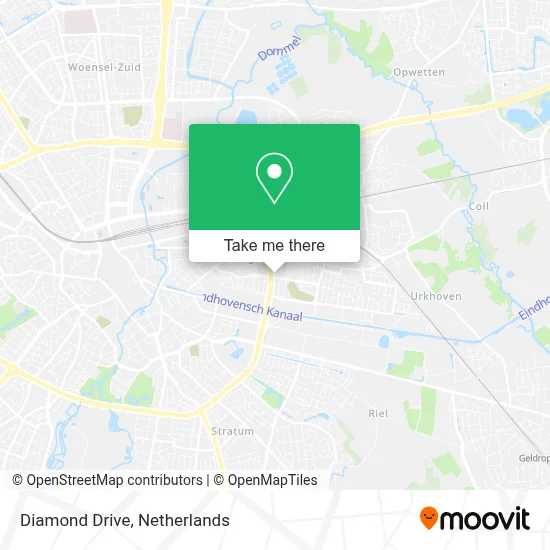 Diamond Drive map