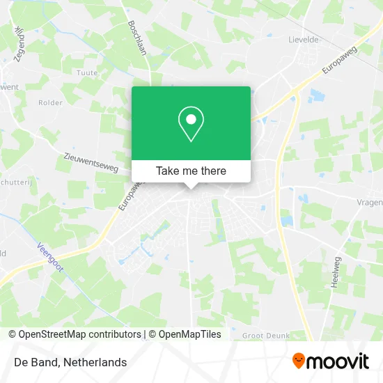 De Band map
