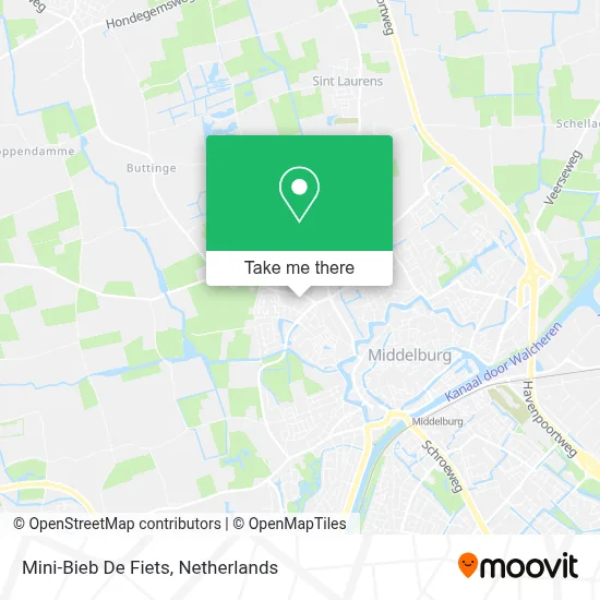 Mini-Bieb De Fiets map