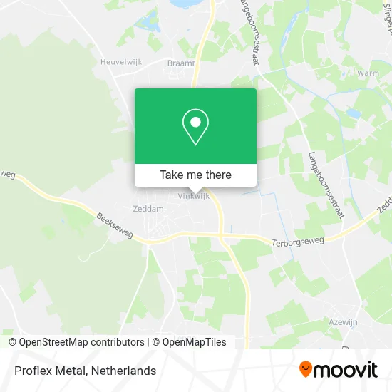 Proflex Metal map