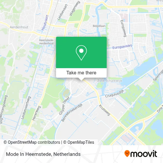 Mode In Heemstede map