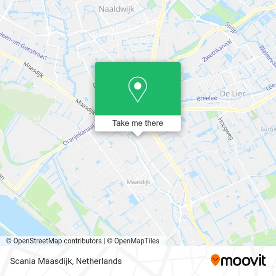Scania Maasdijk map