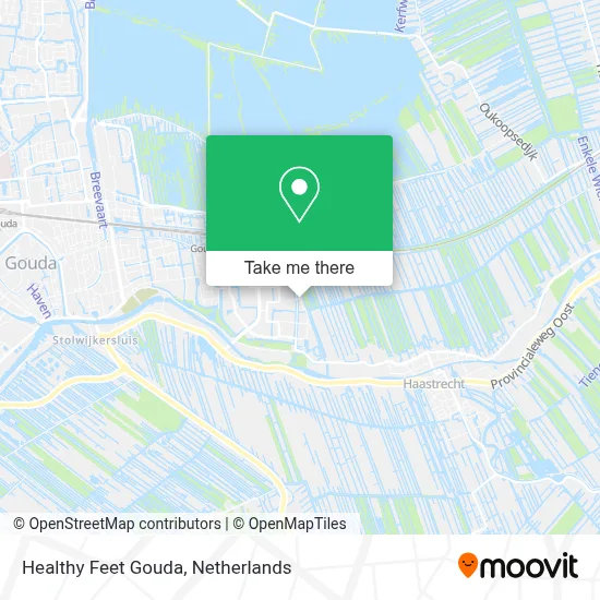 Healthy Feet Gouda map