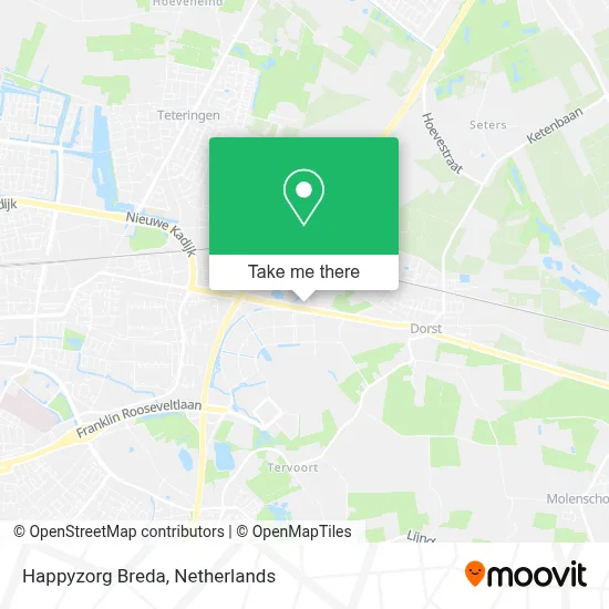 Happyzorg Breda map