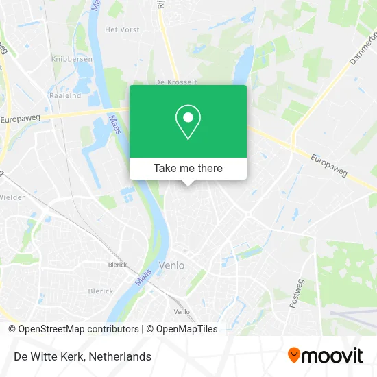 De Witte Kerk Karte