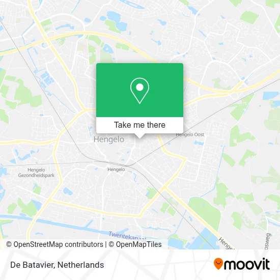 De Batavier map