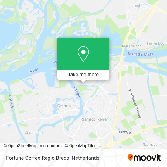 Fortune Coffee Regio Breda map