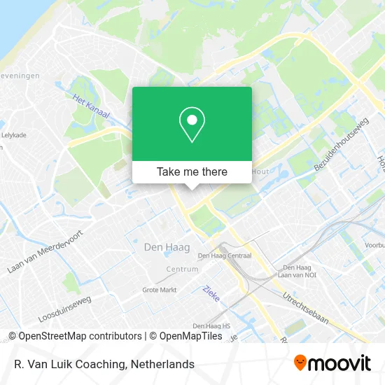 R. Van Luik Coaching map
