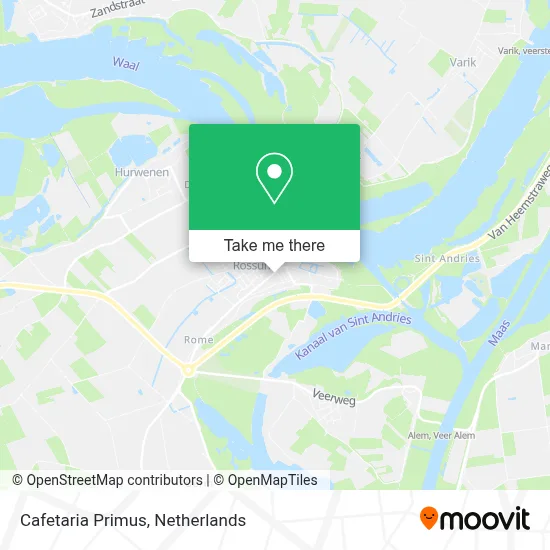 Cafetaria Primus map