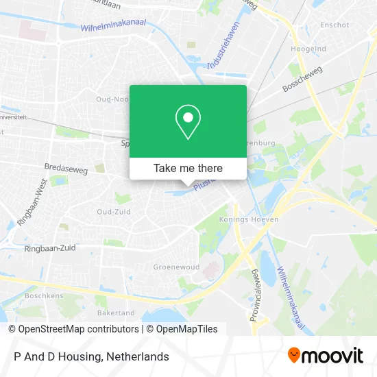 P And D Housing map