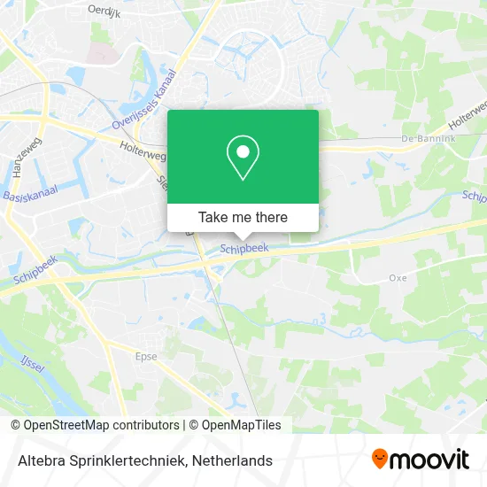 Altebra Sprinklertechniek map