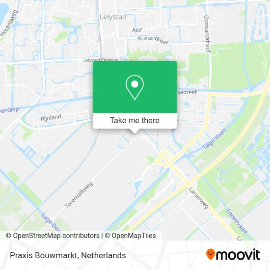 Praxis Bouwmarkt map